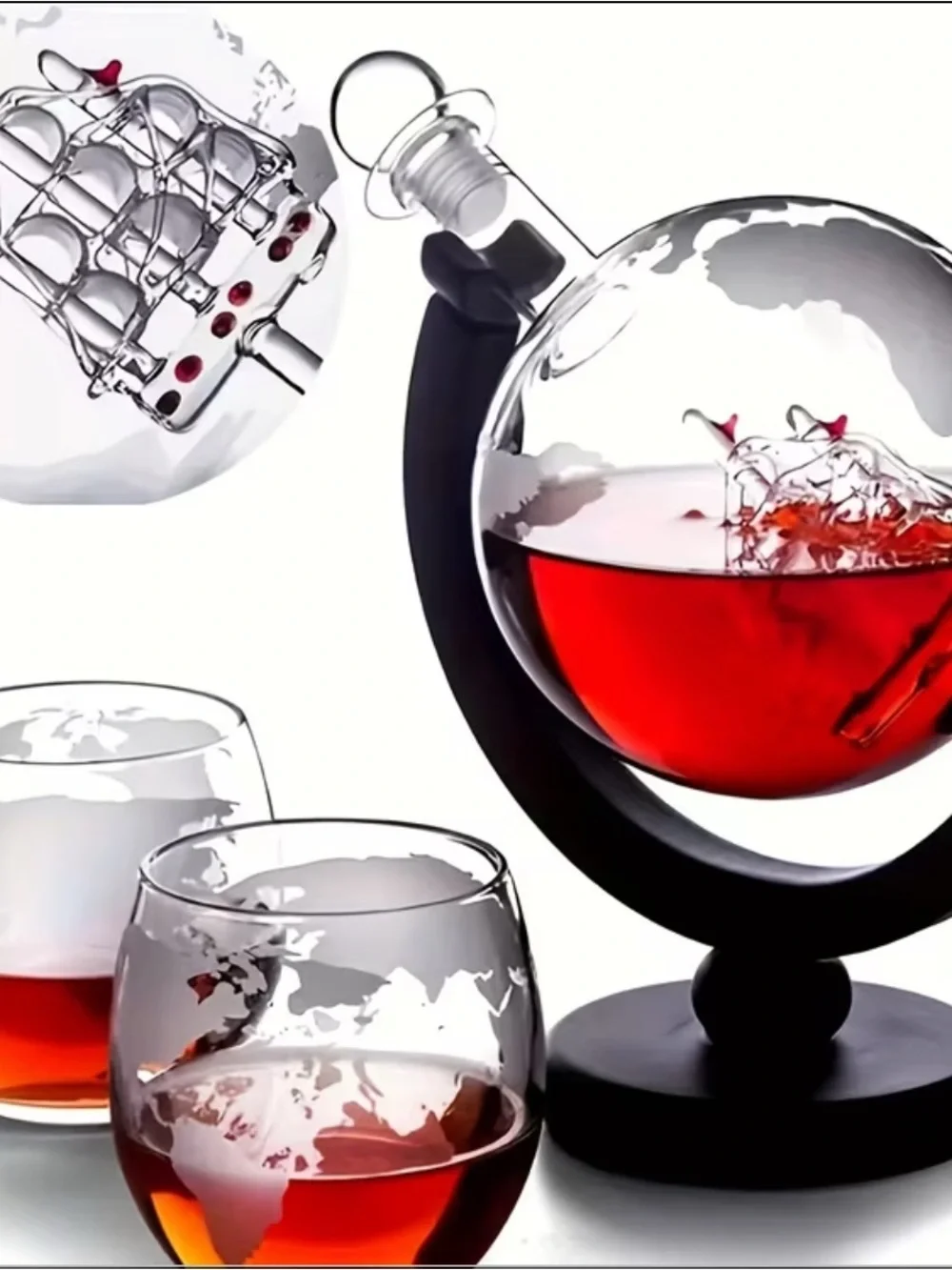 Globe Decanter Set Glass Set